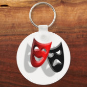 Drama maskers sleutelhanger (Voorkant)