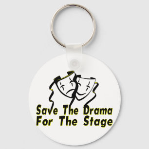 Drama opslaan sleutelhanger