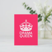 Drama Queen Briefkaart (Staand voorkant)