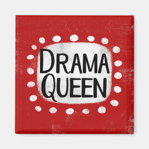 Drama Queen Koelkastmagneet Magneet