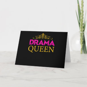 Drama Queen Kroon Acteren Actrice Broadway Actrice Kaart