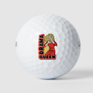 Drama Queen omdat alles me teveel opwondt Golfballen
