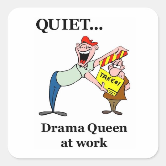 Drama Queen stickers (Voorkant)