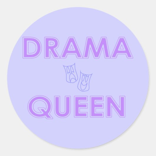 Drama Queen Stickers (Voorkant)