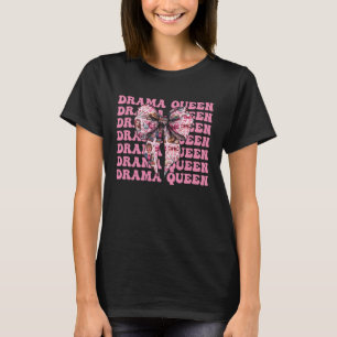 Drama Queen Theater Masker Actrice Toneelspeler Th T-shirt