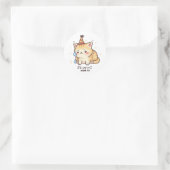 Dramatic Cat Crying Party Sticker - Relatable Humo (Tas)