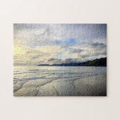 Dramatic Cloud Sunset Pismo Beach California Foto Legpuzzel (Horizontaal)