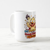 Dramatic Duck Funny Coffee Mug (Devant gauche)