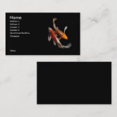 Dramatic Koi Pair Visitekaartje (Voorkant / Achterkant)