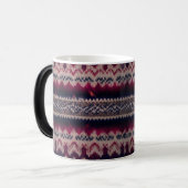 Dramatic Nordic Knit Fair Isle Color Changing Mug (Devant gauche)