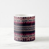 Dramatic Nordic Knit Fair Isle Color Changing Mug (Centre)
