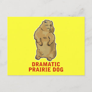 Dramatic Prairie Dog Briefkaart