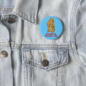 Dramatic Prairie Dog Ronde Button 5,7 Cm (In situ)