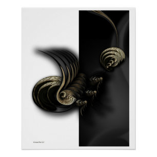 "Dramatic Requiem", Poster van glanzende Perfect Poster