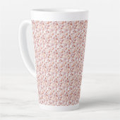 Dramatic Rose Gold Hearts Large Latte Mug Mok (Linkerhoek)