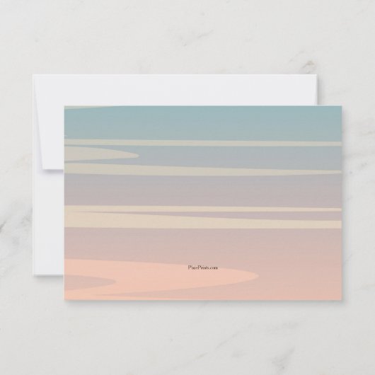 Dramatic Sky Bereavement Hartelijk dank Bedankkaart (Achterkant)