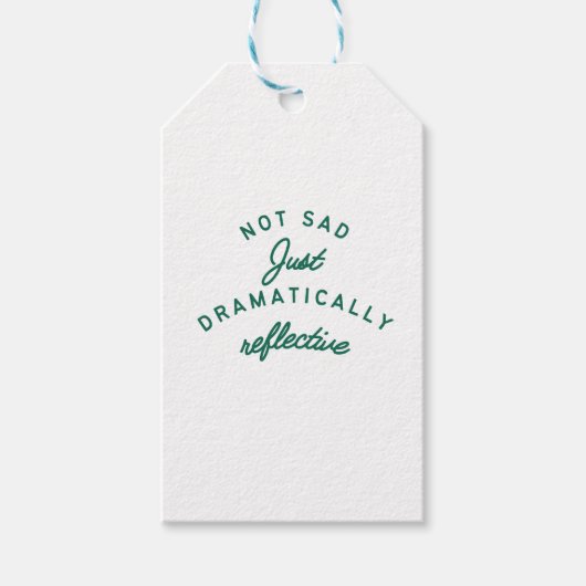 Dramatically Reflective Mood Cadeaulabel (Voorkant)