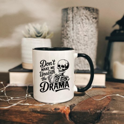Dramatiek opgraven mok