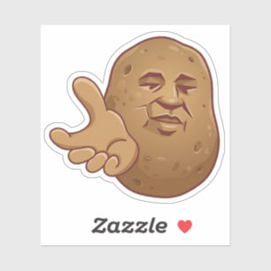 Dramatisch Aardappel Wijzen Grappige Reactie Sticker