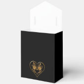 Dramatisch en elegant gouden Roos Bedankdoosjes (Open)