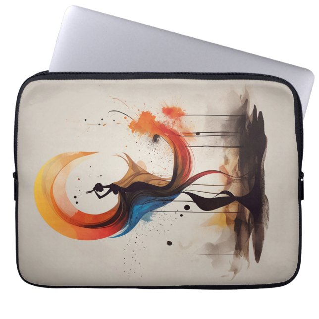 dramatisch licht laptop sleeve (Voorkant)