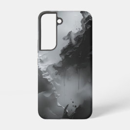 Dramatisch zwart en wit behang samsung galaxy hoesje