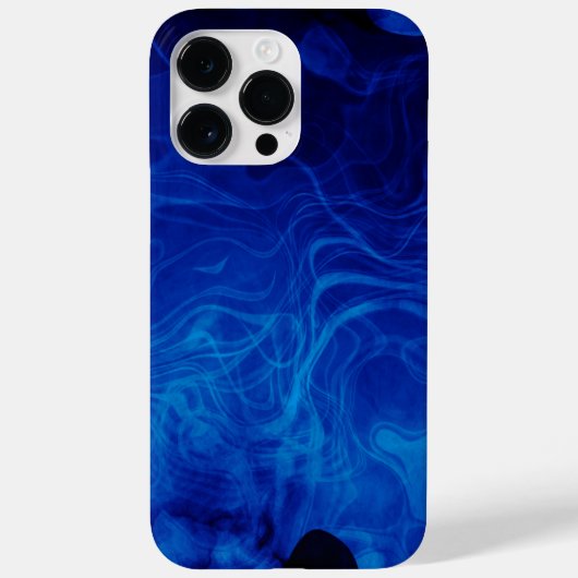 Dramatische Abstracte patronen Elektrisch Blauw Case-Mate iPhone Case (Achterkant)