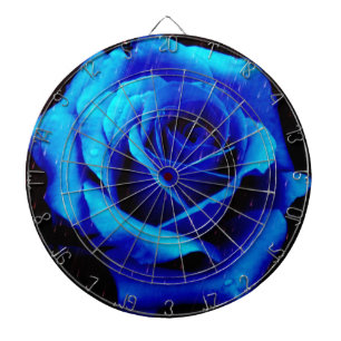 Dramatische blauwe Roos Dartbord
