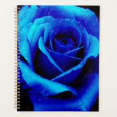 Dramatische blauwe Roos Planner (Voorkant)