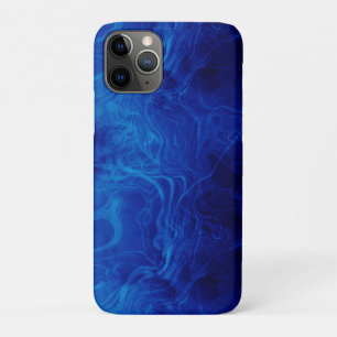 Dramatische blauwpatroon iPhone 11 pro hoesje