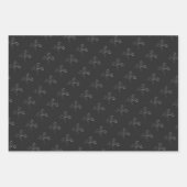 Dramatische Chess Monochrom Inpakpapier Vel (Voorkant)