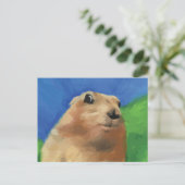 Dramatische Chipmunk Briefkaart (Staand voorkant)