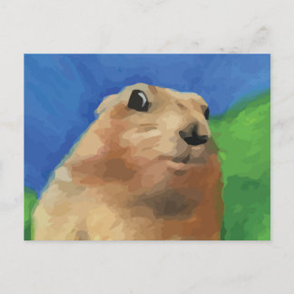 Dramatische Chipmunk Briefkaart