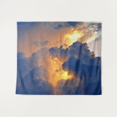 Dramatische cloudformatie wandkleed (Voorkant (horizontaal))