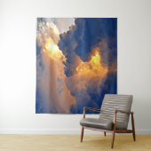 Dramatische cloudformatie wandkleed (In situ)