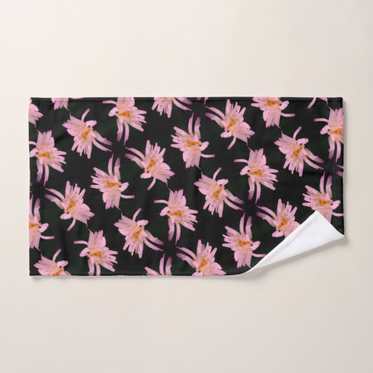 Dramatische Daisy Flower Pattern Bad Handdoek (Handdoek)