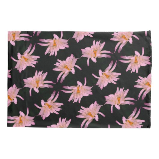 Dramatische Daisy Flower Pattern Kussensloop (Achterkant)