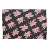Dramatische Daisy Flower Pattern Kussensloop (Voorkant)