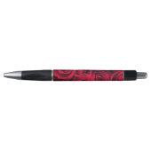 Dramatische dieprode rozen pen (Voorkant)