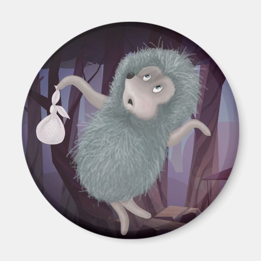 Dramatische egel magneet (Voorkant)