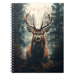Dramatische elanden in de Bossen Notitieboek
