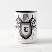 Dramatische Epee Fencing Crest White Mok (Midden)