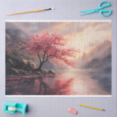 Dramatische Kersenbloesem Tree Art Decoupage Tissuepapier (Craft)