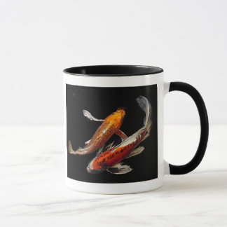 Dramatische Koi Pair Coffee-Mok Mok