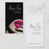 Dramatische Lips Makeup Artistisch Visitekaartje (Voorkant / Achterkant)