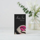 Dramatische Lips Makeup Artistisch Visitekaartje (Staand voorkant)