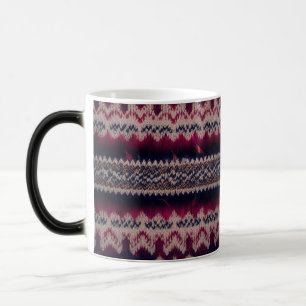 Dramatische Nordic Brei Fair Isle Kleurveranderend Magische Mok