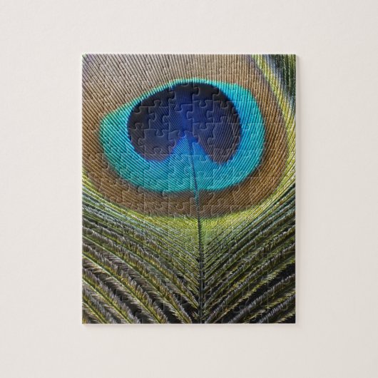 Dramatische Peacock-doether Legpuzzel (Verticaal)