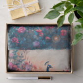 Dramatische Posing Peacock Tissuepapier (Geschenk)