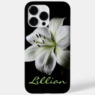 Dramatische Pure White Lily Case-Mate iPhone 14 Pro Max Hoesje